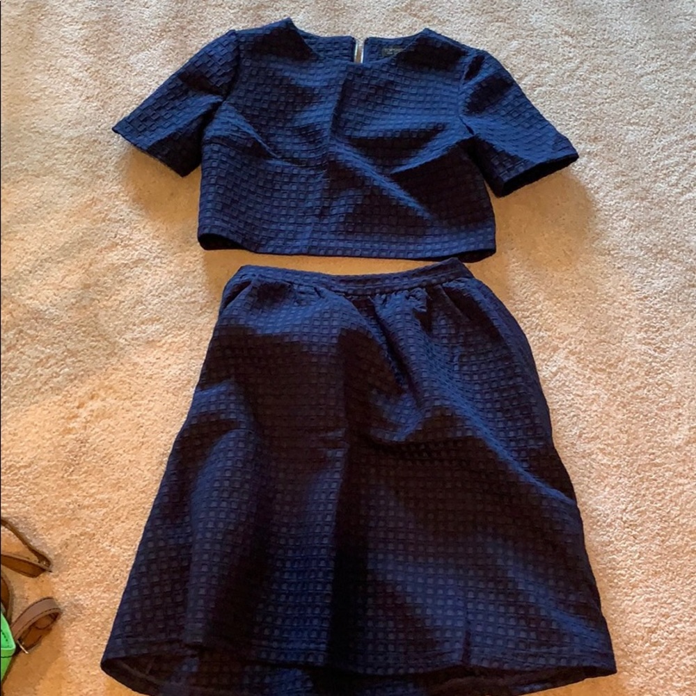 Topshop skirt and top set as seen on mindy making